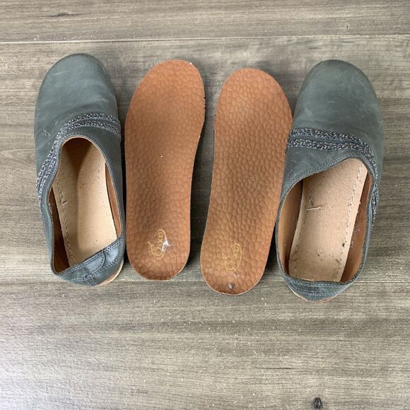 Chaco Womens Harper Caribou Mules Shoes CastleRock (Gray/Green) Slip On Size 8 - Picture 7 of 10